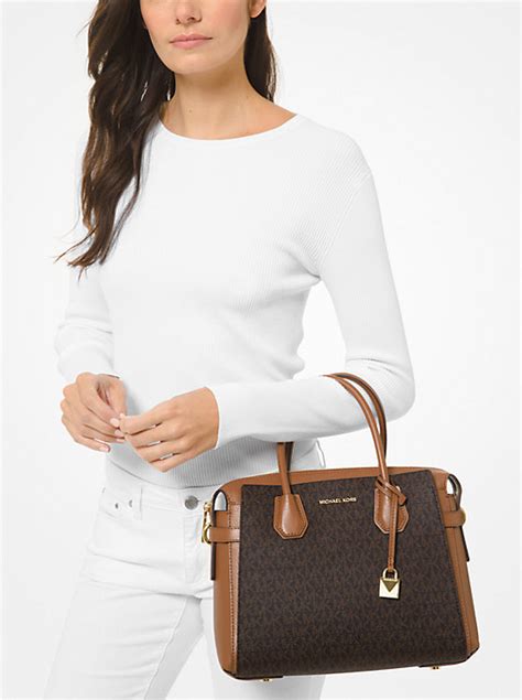 michael kors borse mercer|Michael Kors mercer belted satchel.